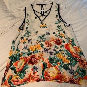 Passports Sleeveless Blouse